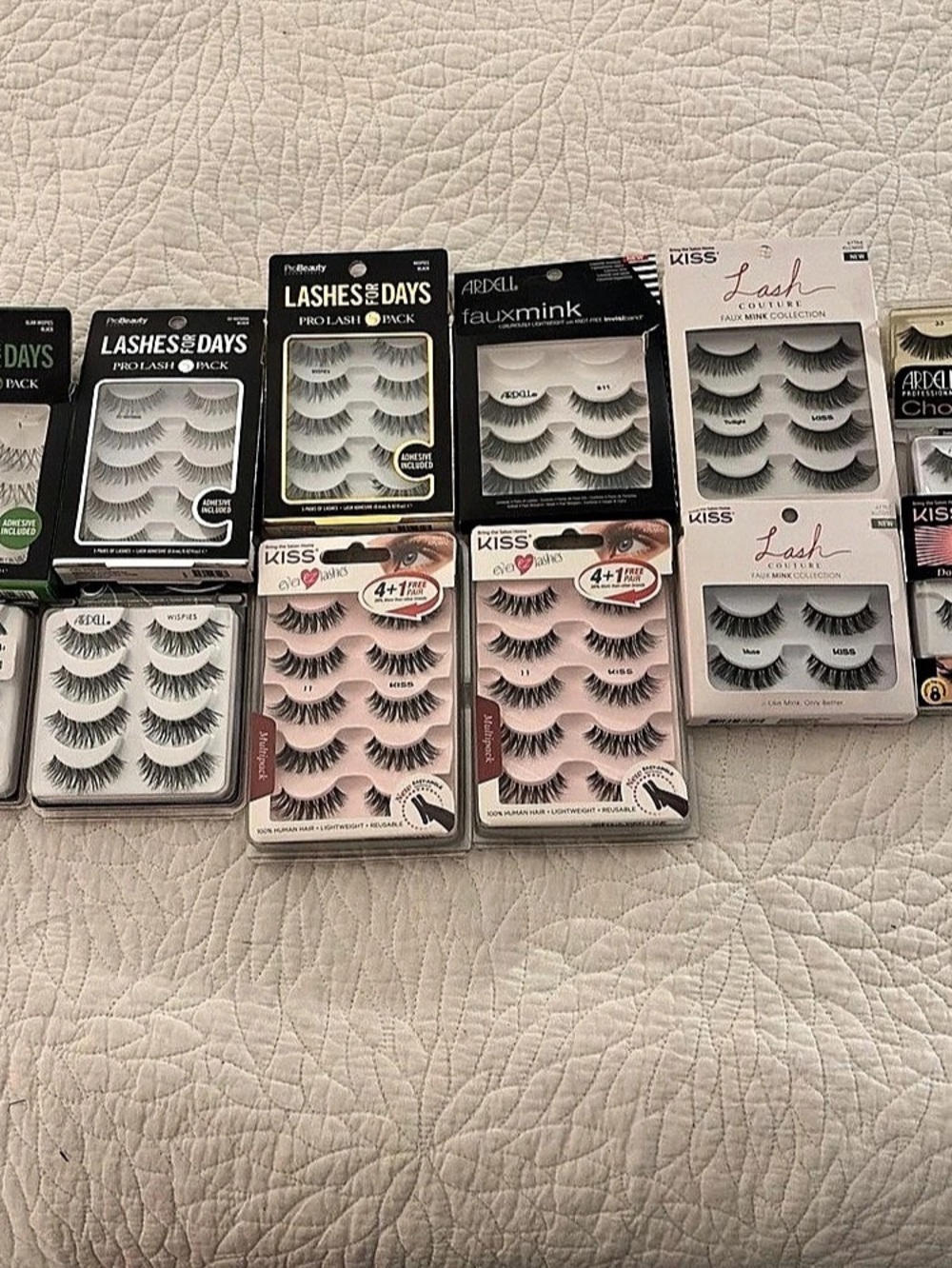 12 boxes assorted Ardell False Eyelashes Multipack NWT
